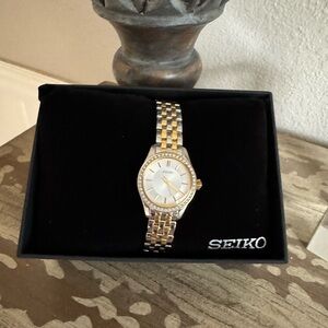 Seiko Women's Gold and Silver Watch